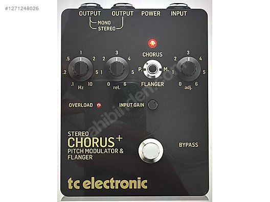 Tc Electronic SCF Gold Chorus Flanger - Efekt Pedalı ve Diğer