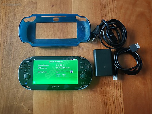Temiz / Kırık PS Vita PCH-1004 (OLED Ekran) 64GB, Orijinal Şarj on