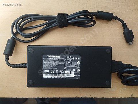 TOSHIBA2台まとめ売り Toshiba Qosmio 19V 9.5A 180W Orjinal Laptop Adaptör 4 PİNLİ