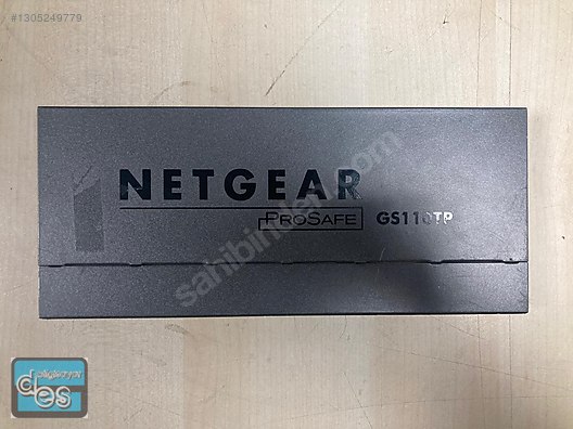 NETGEAR GS110TP Poe Switch 8 Port on sahibinden.com - 1305249779