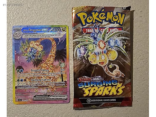 Game Cards / Pokmon Alolan Exeggutor ex 242/191 Secret Rare NM on  sahibinden.com - 1291249909