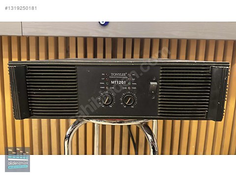 TONYLEE MT1201 2x2200w 2 oha Poweramfi orjınal Akdeniz müzikten