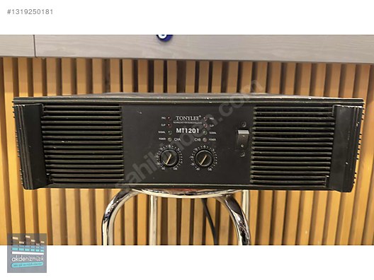 TONYLEE MT1201 2x2200w 2 oha Poweramfi orjınal Akdeniz müzikten on