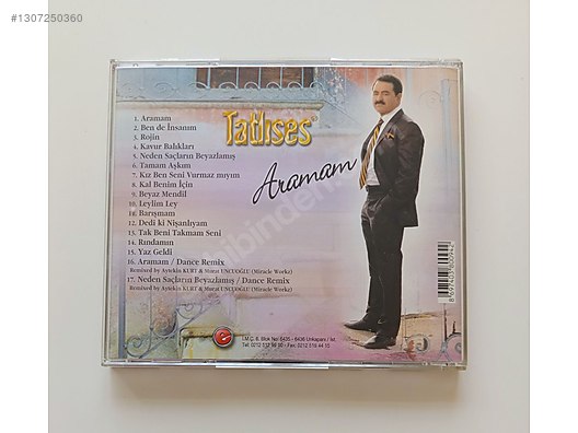 İbrahim Tatlıses-Aramam(Sıfır CD) Erol Köse yapım Dönem baskısı ...