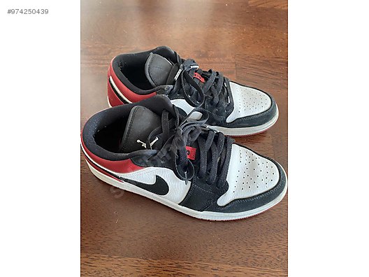 Casual Shoes / Air Jordan 1 Black Toe 40.5 at sahibinden.com - 974250439