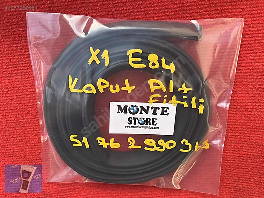 BMW X1 E84 KAPUT FİTİLİ TAMPON ÜST FİTİLİ 51762990363-2990363