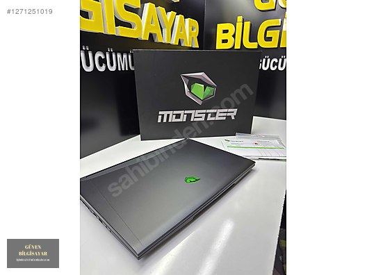 MONSTER İ7 10750H RTX2060 6GB 16GB RAM 512GB SSD 144 HERZ