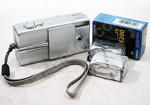 Canon Ixus III APS Film Camera + 2 Film
