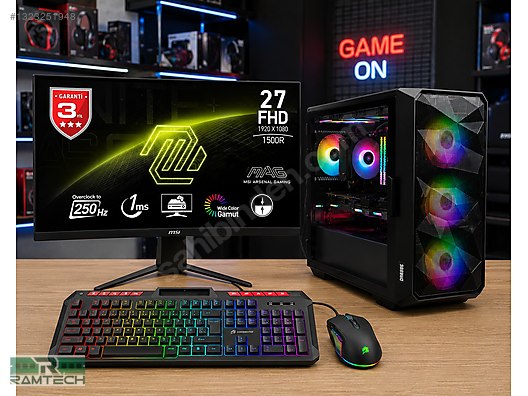 PC-OEM / İ5 10400F Gtx 1660Ti | 16GB Ram 960GB SSD | 27'' 250Hz