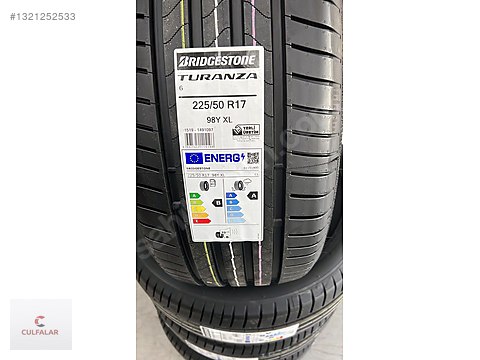 225/50R17 98Y XL BRİDGESTONE TURANZA 6 YAZ ÜCRETSİZ MONTAJ on