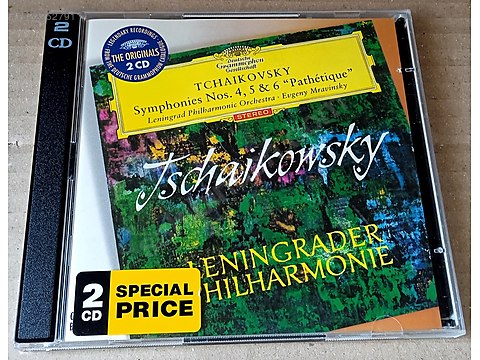 Tchaikovsky Symphonies Nos. 4, 5, & 6 / Mravinsky (2 CD) - Müzik
