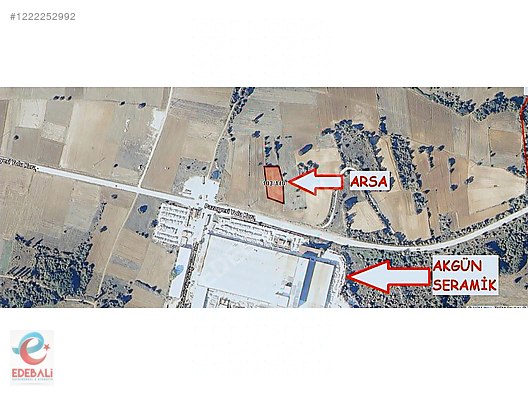 PAZARYERİ FİRANLARDA AKGÜN SERAMİK KARŞISI SATILIK TARLA #1222252992