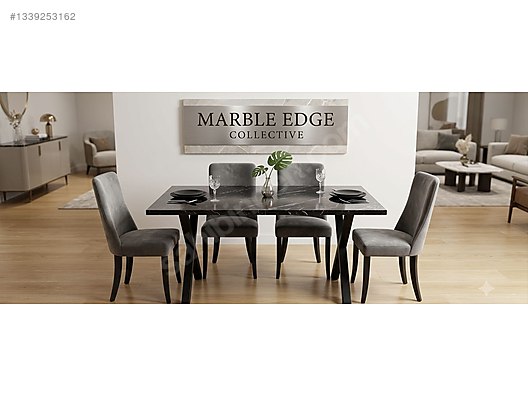 Tables / temiz yemek masası takımı 4 sandalye ile birlikte on
