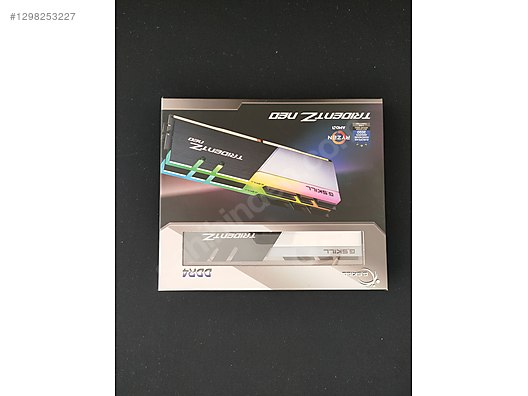 GSkill Trident Z Neo 2x32 64GB 3200MHz CL16 DDR4 RAM sahibinden