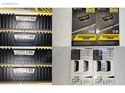 Corsair 16GB(2x8) dual kit 2 Vengeance LPX 3600mhz CL18 DDR4 Ram - RAM Bellek ve Tüm Masaüstü Bilgisayar Parçaları sahibinden.com'da