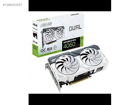 asus RTX 4060 white edition on sahibinden.com - 1286253357