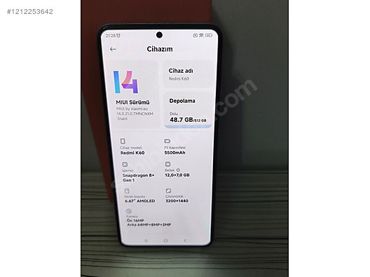 Used & Brand New Items / Cell Phones & Accessories / Cell Phones / Xiaomi / Redmi K60