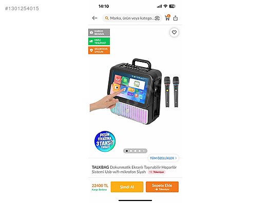 Talkbag Bluetooth Hoparlör - 1301254015