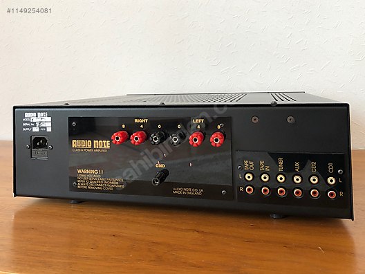 Audio Note Entegre Amfi - Audio Note Oto Class A Line Integrated