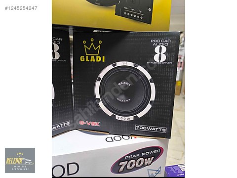 Speaker / Midrange / K-GLADI G-V8K 20 CM MİDRANGE HOPARLÖR 700WATT