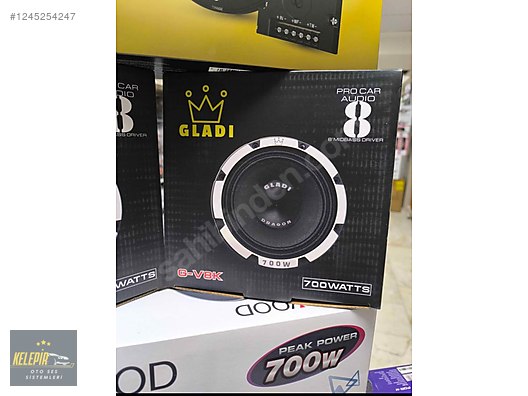 Speaker / Midrange / GLADI G-V8K 20 CM MİDRANGE HOPARLÖR 700WATT