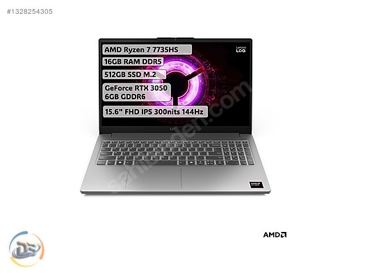 Lenovo デスクトップPCi7-479016GBSSD256GBGTX650 AMD Ryzen 7 Lenovo Oyuncu Laptop - 1328254305