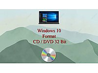 Windows 10 32 bit Format Kurulum CD / DVD si