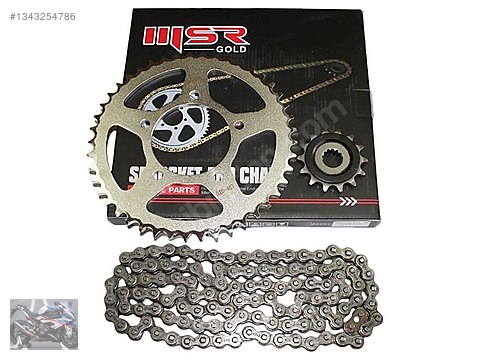 Elektrik / SUZUKİ GW 250 ZİNCİR DİŞLİ SETİ ORİNGLİ MSR GOLD 14T