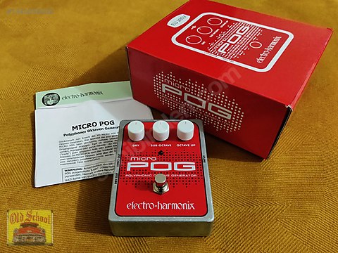 Electro-Harmonix micro POG 　おまけ付き Electro-Harmonix Micro POG * İstanbul Bursa - Efekt Pedalı ve