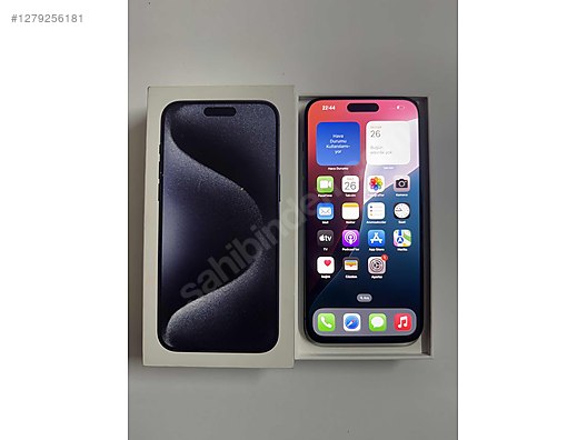 Apple / iPhone 15 Pro Max / MÜKEMMEL - IPHONE 15 PRO MAX 256GB-PİL