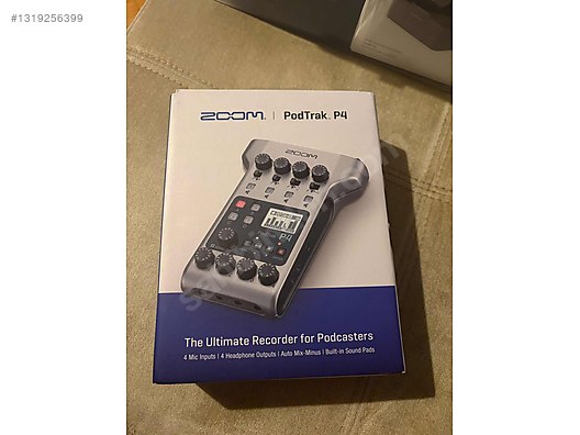 ZOOM PODTRAK P4 PODCAST MİKSERİ on sahibinden.com - 1319256399