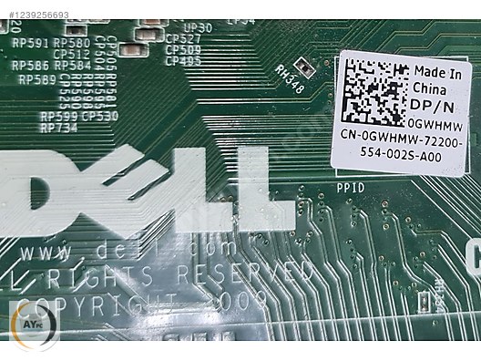 Dell Precision T7810 CN-0GWHMW ANAKART - Anakart ve Tüm Masaüstü Bilgisayar Parçaları sahibinden.com'da