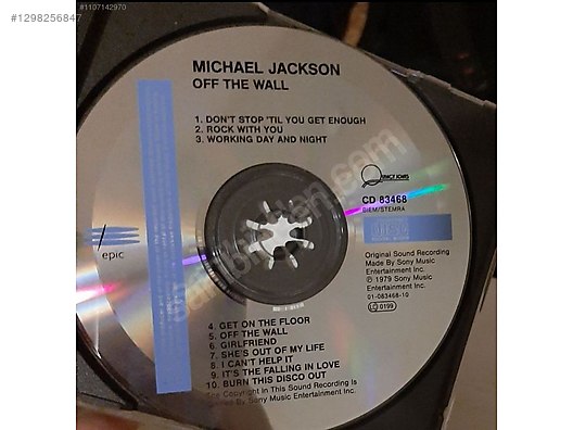 MICHAEL JACKSON Off the Wall cd albumu - Müzik CD leri Alışverişte