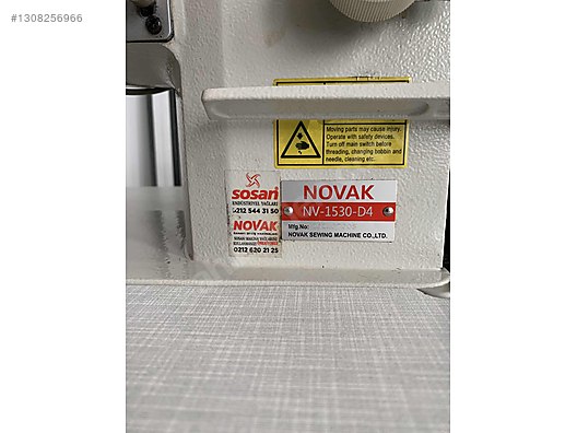 NOVAK OTOMATİK İPLİK KESMELİ BÜYÜK MASURALI ZİGZAG MAKİNASI