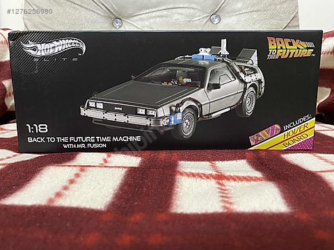 Hot Wheels Elite Back to the Future Delorean 1:18 on sahibinden