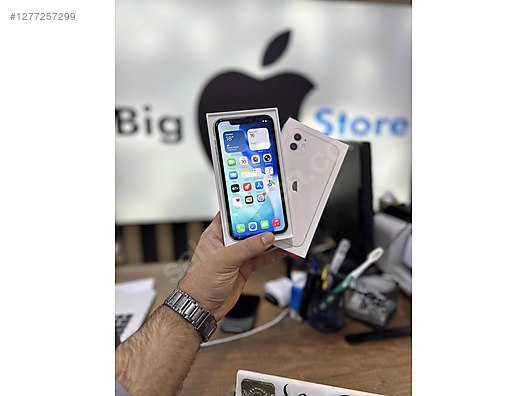 Resim Apple iPhone 11 İkinci El TR | 64 GB | Beyaz İkinci El İPHONE 11 64GB BEYAZ HATASIZ SORUNSUZ FULL KUTULU GARANTİLİ