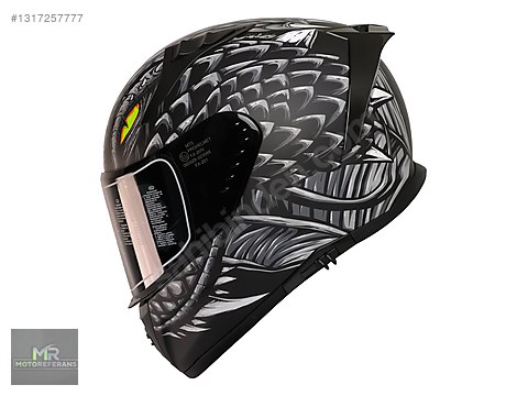 MTS M-801 SNAKE Full Face Kask DRAGLAX GREY - Kapalı Kasklar Uygun