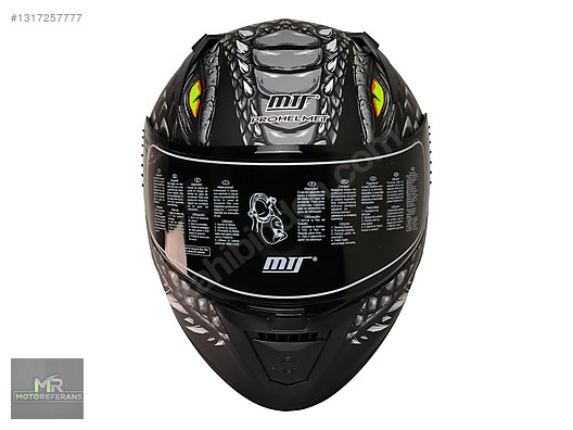 MTS M-801 SNAKE Full Face Kask DRAGLAX GREY - Kapalı Kasklar Uygun