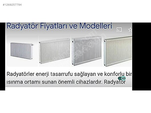 İkinci El ve Sıfır Alışveriş / Bahçe & Yapı Market / Yapı Malzemeleri / Isıtma / Petek & Havlupan