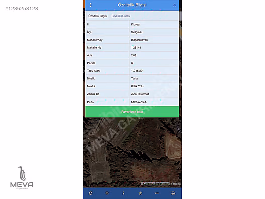 MEVA GAYRİMENKULDEN BAŞARIKAVAKTA YATIRIMLIK TARLALAR #1286258128
