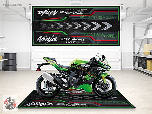KAWASAKİ NİNJA ZX4RR KRT EDİTİON 230CM-120CM MOTOSİKLET HALISI