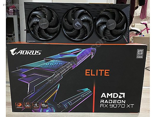 GIGABYTE AORUS Radeon RX 9070 XT ELITE 16GB RGB Halo 256Bit AMD - Gigabyte Ekran Kartı İlanları sahibinden.com'da