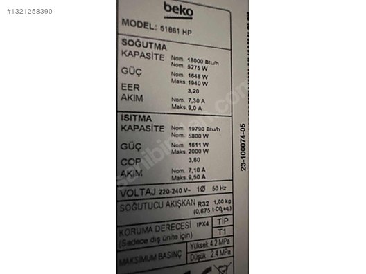 Beko Aktif Hijyen Smart 51860 Hp 18000 sahibinden.comda - 1321258390