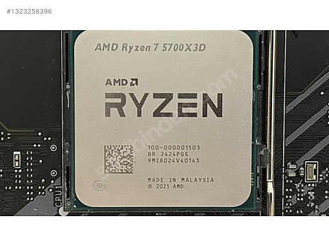AMD Ryzen 7 5700X3D İşlemci sahibinden.comda - 1323258396