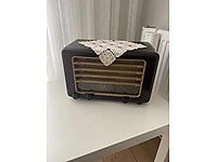 Siera lambalı radyo antika