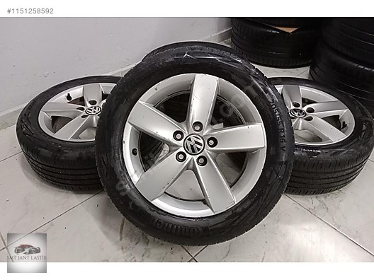 VOLKSWAGEN JANT + LASTİK TAKIMI 205 / 55 / R16 16 JANT at