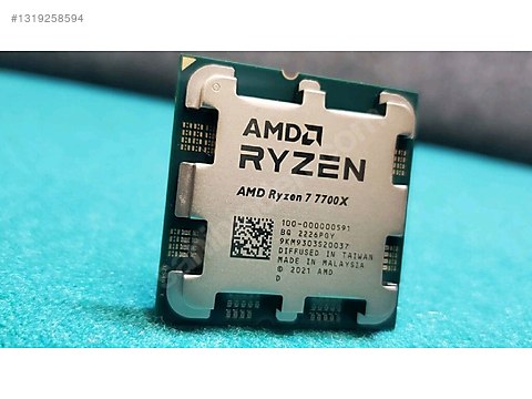 AMD RYZEN 7 7700x işlemci on sahibinden.com - 1319258594