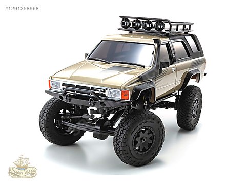 Kyosho Mini-Z 4WD ベージュ ルーフラック付き RC CAR - KYOSHO MINI-Z 4x4 TOYOTA RUNNER (HILUX SURF) HAZIR SET