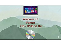 Windows 8.1 32 bit Format Kurulum CD / DVD si