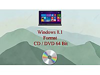 Windows 8.1 64 bit Format Kurulum CD / DVD si